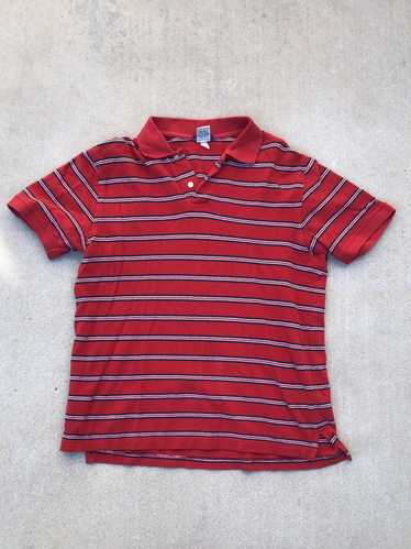 Old Navy Red Plaid Polo