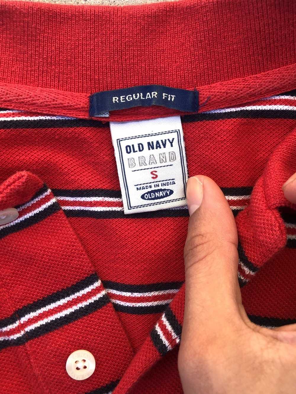 Old Navy Red Plaid Polo - image 2