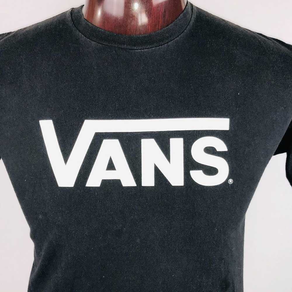 Vans VANS Logo Black M T-Shirt - image 3