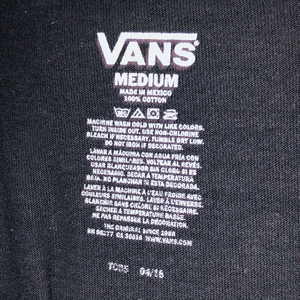 Vans VANS Logo Black M T-Shirt - image 4