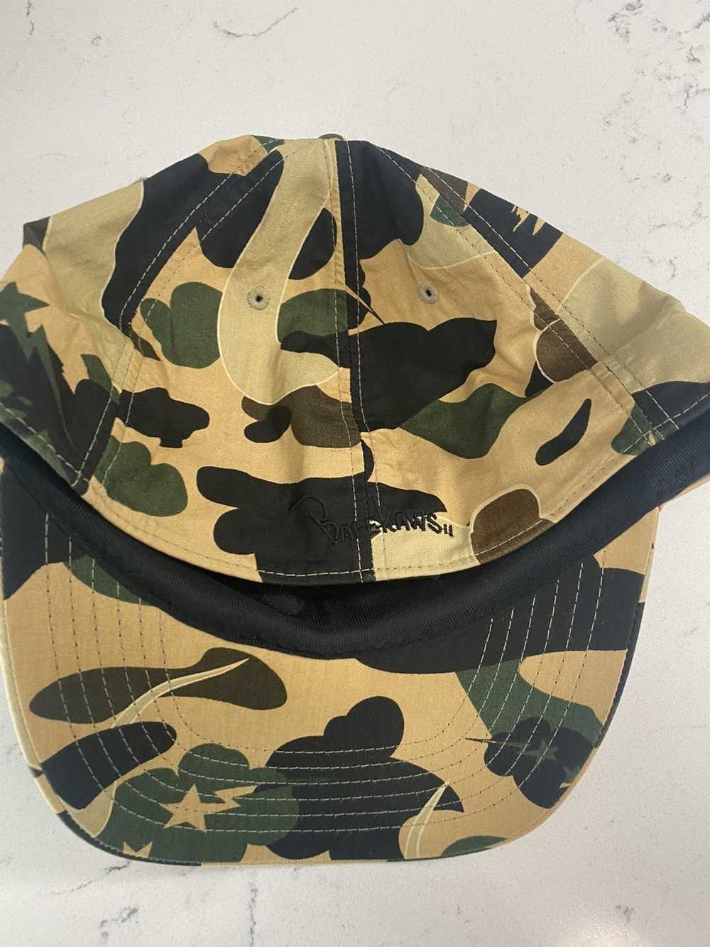 Bape × Kaws Bape x kaws bendy camo fitted hat - image 3