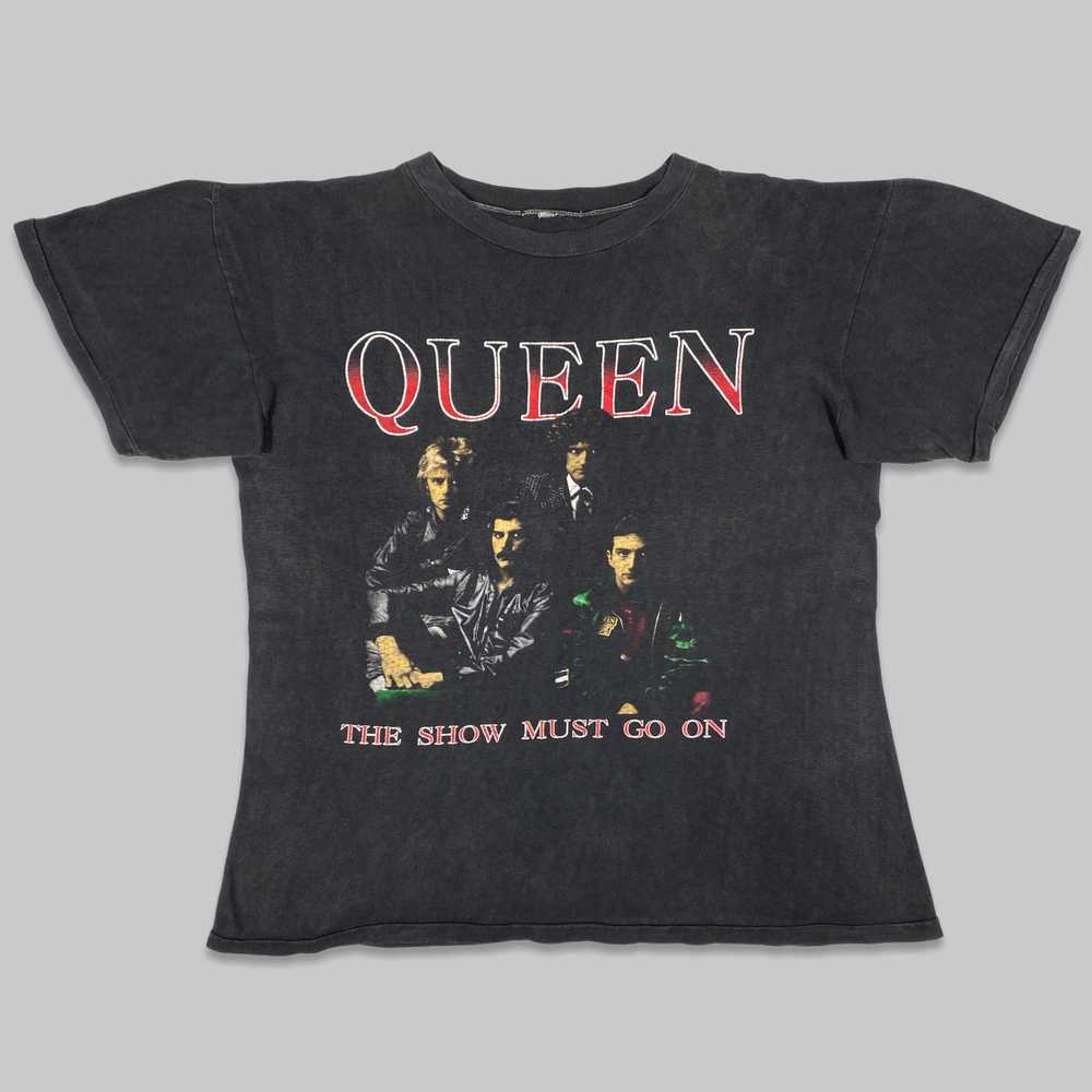 Vintage early 90s Queen ‘The Show Must Go On’ shi… - image 1