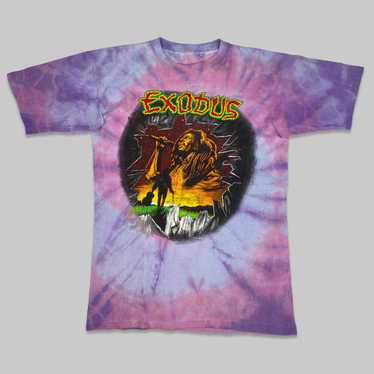 Vintage 90s Bob Marley Exodus Neon store Graphic T-Shirt