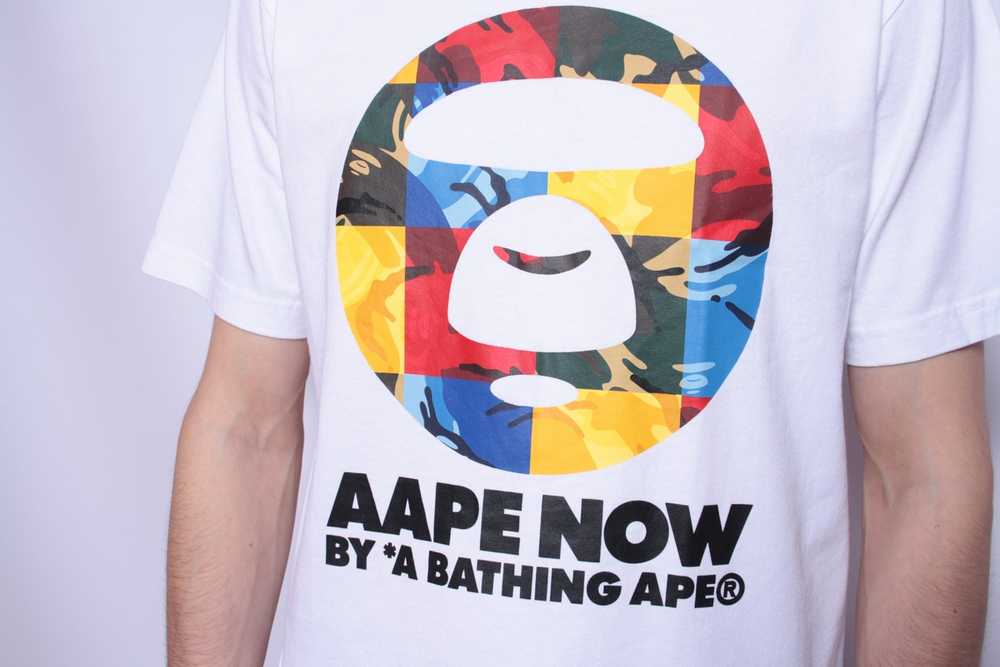 Aape Aape Now By A Bathing Ape BAPE T Shirt Tee W… - image 3