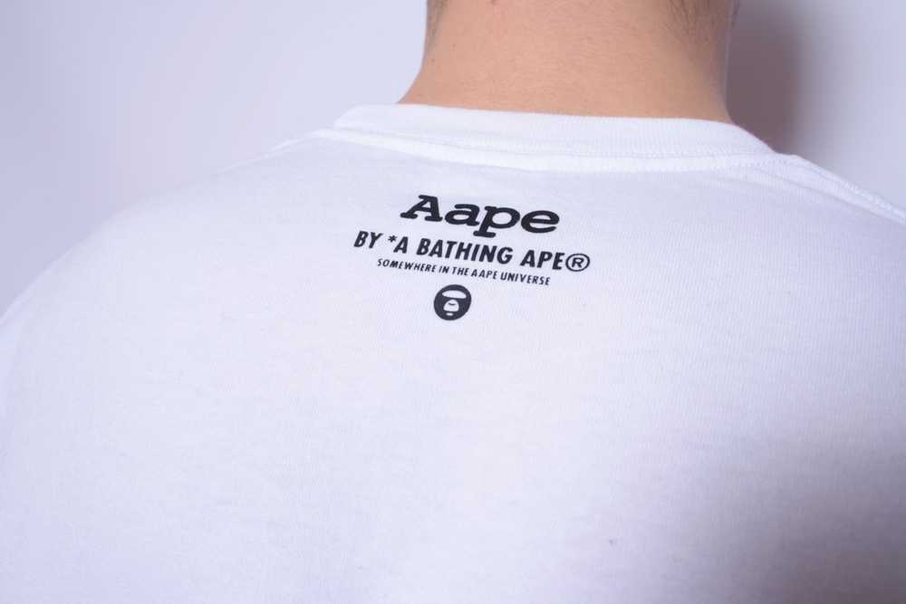 Aape Aape Now By A Bathing Ape BAPE T Shirt Tee W… - image 4