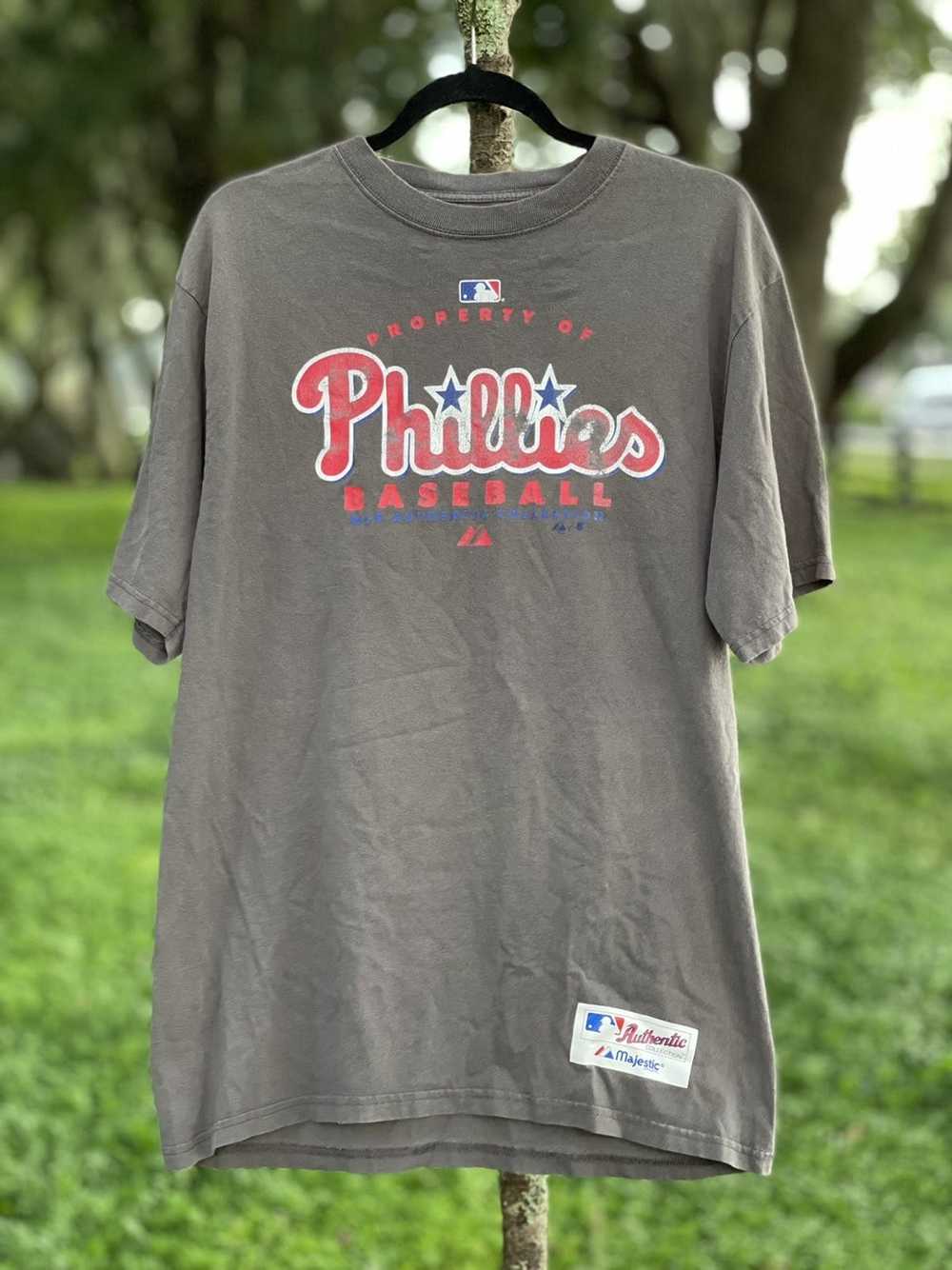 Majestic Original Phillies Baseball T-Shirt - image 1
