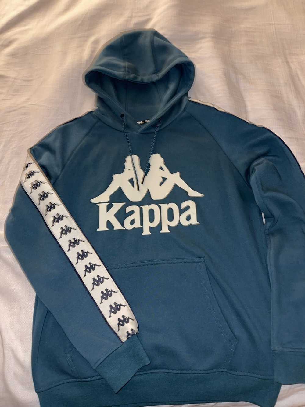 Kappa Kappa Hoodie teal/cream - image 1
