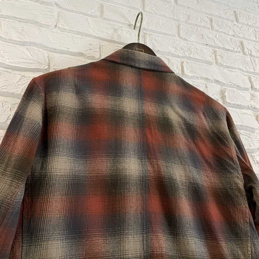 Flannel × Streetwear × Vintage Vintage Plaid Flan… - image 11