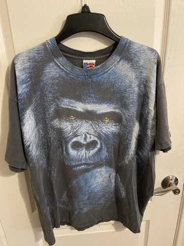 Vintage American tagged gorilla all over print