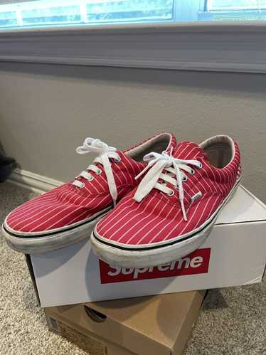 Supreme × Vans Comme de Garcon Supreme Vans Red