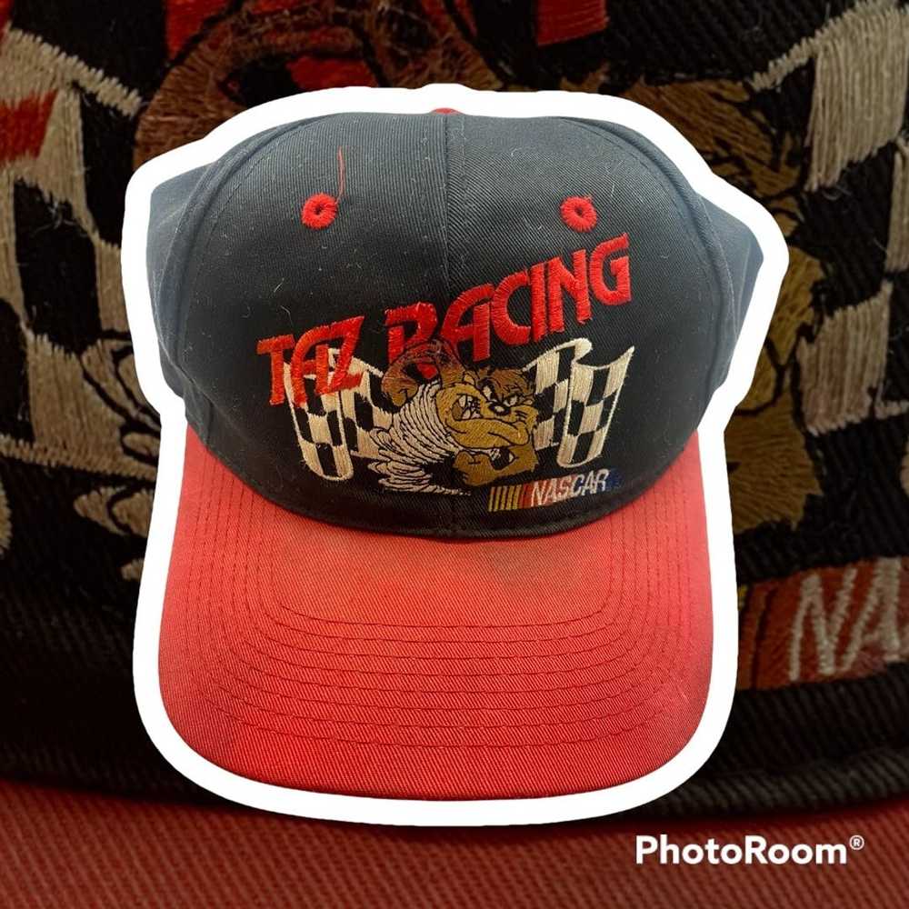 NASCAR × Vintage Taz Racing NASCAR hat - image 1