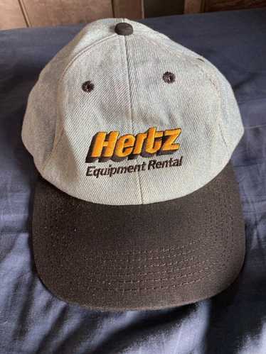 Vintage Vintage denim hertz equipment rental hat