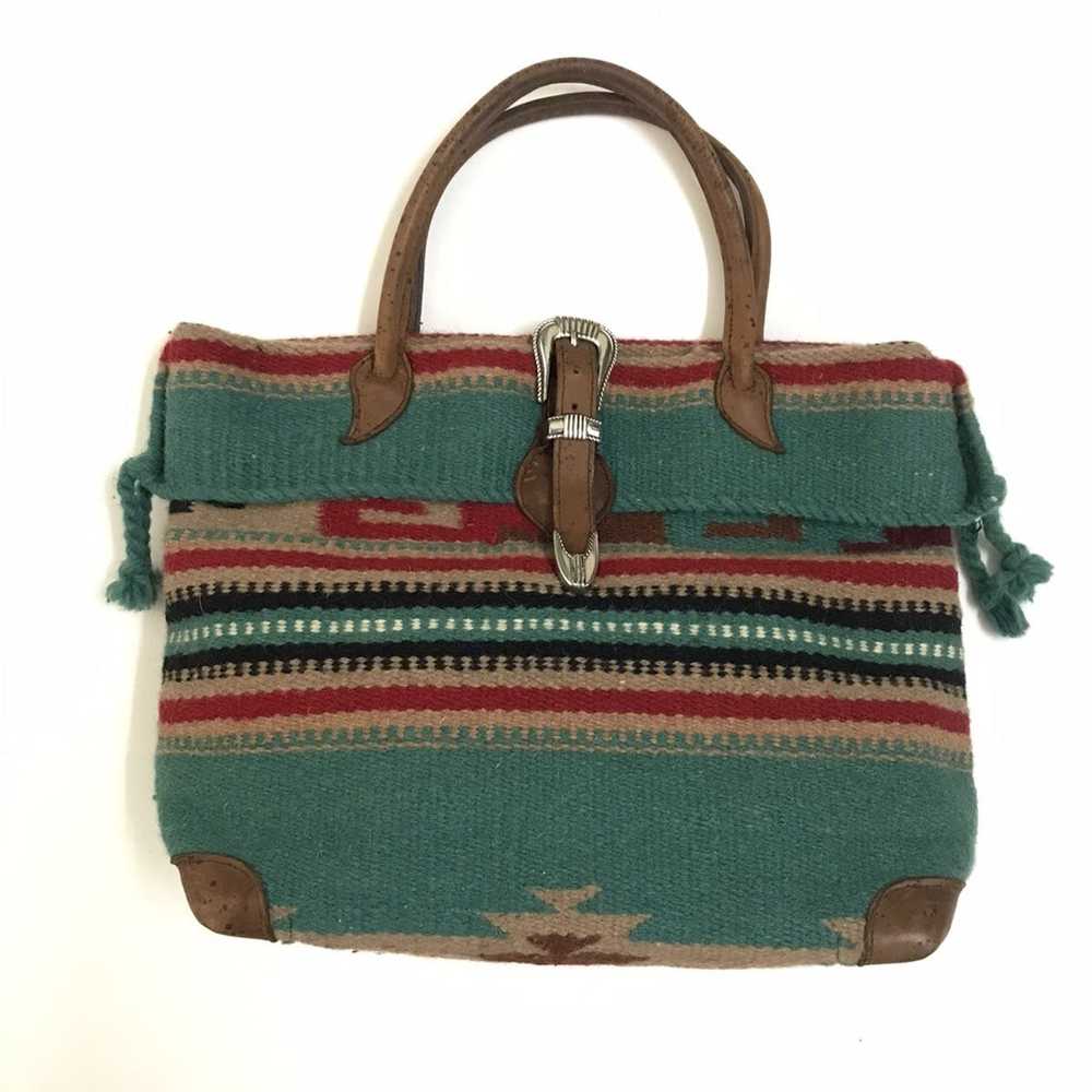 Native × Vintage Vintage Chimayo MC FADIN Bag/Tot… - image 5