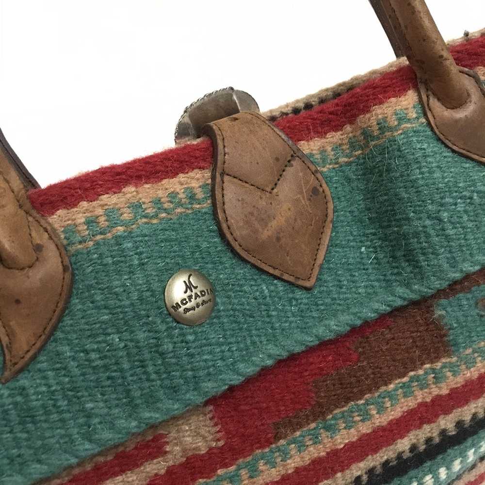 Native × Vintage Vintage Chimayo MC FADIN Bag/Tot… - image 9
