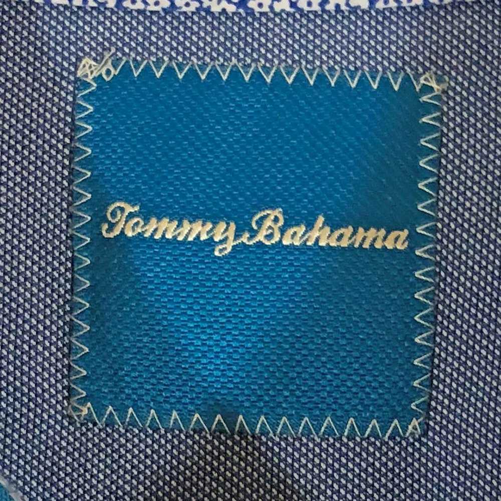 Tommy Bahama TOMMY BAHAMA Blue White Checkered Sh… - image 4
