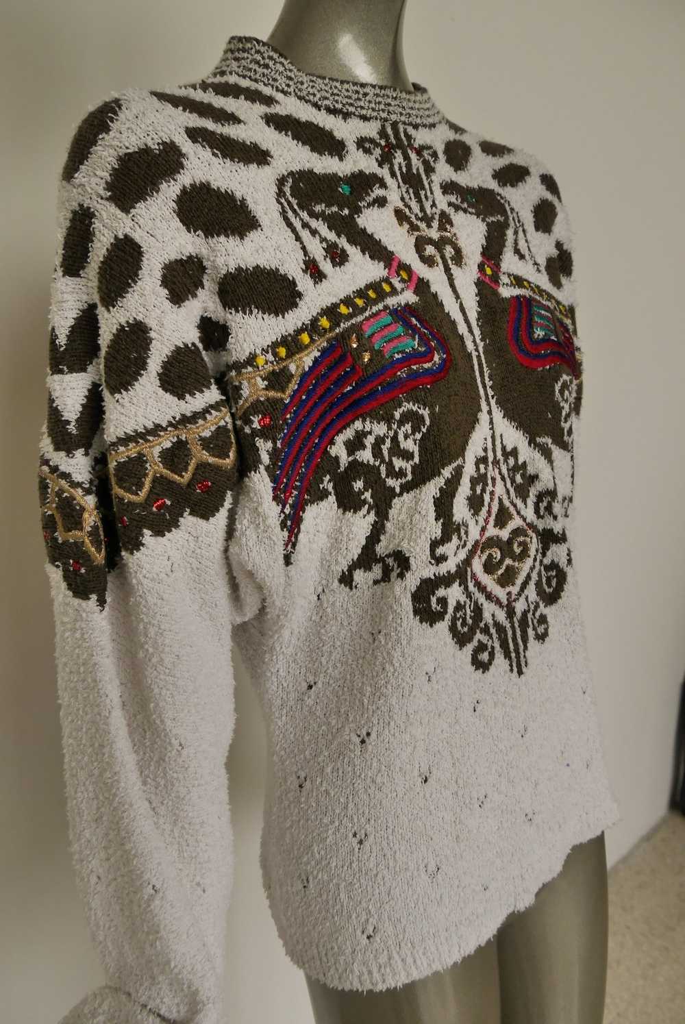 Yamamoto Kansai sweater. Avantgarde design. - image 4