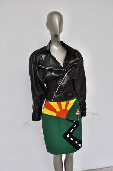 Moschino skirt with highway stitching 1980s Cheap 
