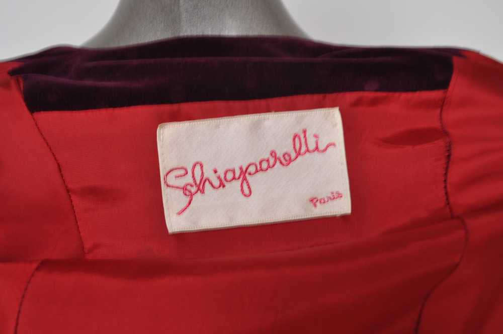 Rare Schiaparelli avantgarde velvet jacket 1940s - image 10