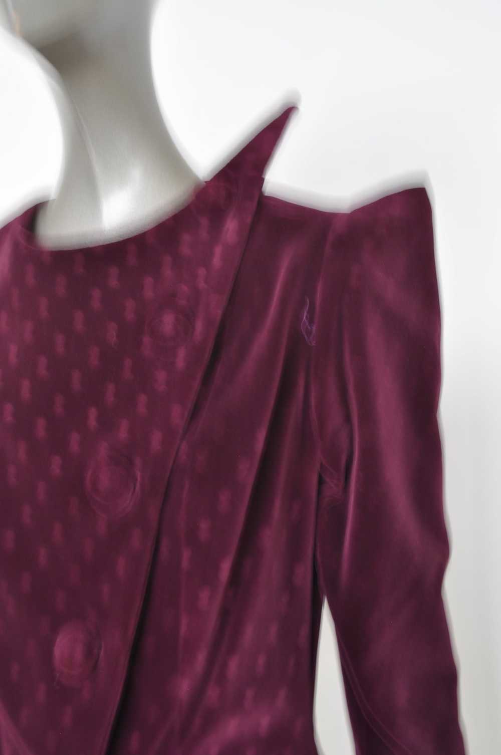Rare Schiaparelli avantgarde velvet jacket 1940s - image 3
