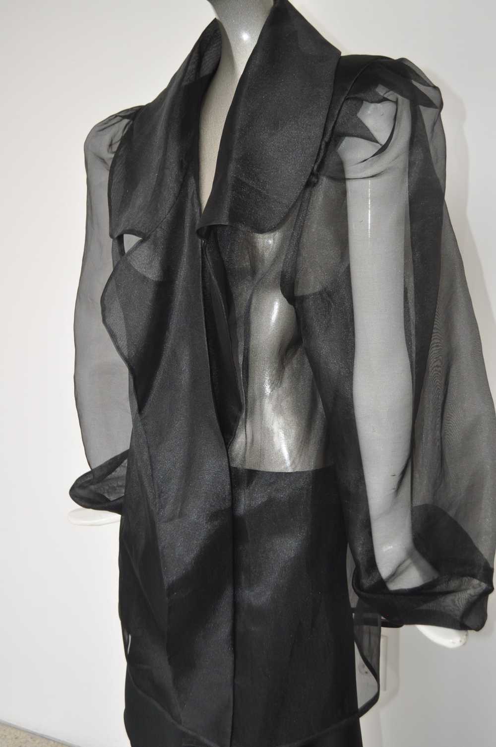 Sheer jacket mashia 1980s Avant garde style - image 2