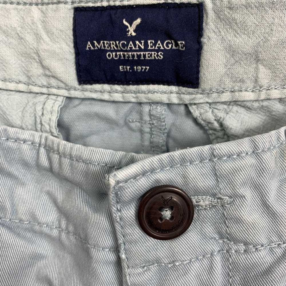 Other American Eagle 30" Shorts Blue Sky Inseam 1… - image 4