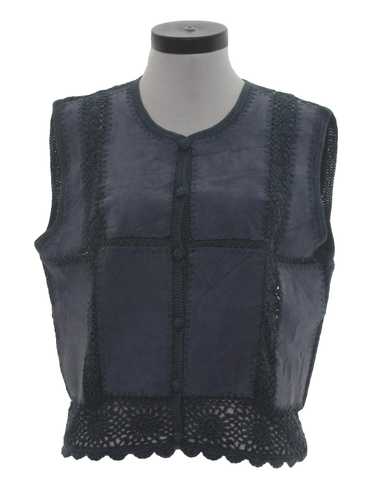 1980's Scully Womens Totally 80s Suede Vest