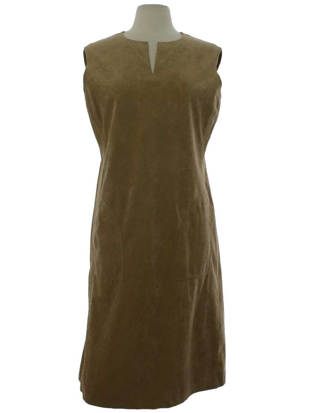 1970's Ultra Suede UltraSuede Dress - image 1