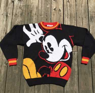 Disney × Vintage 80s Disney Mickey Mouse AOP Big … - image 1