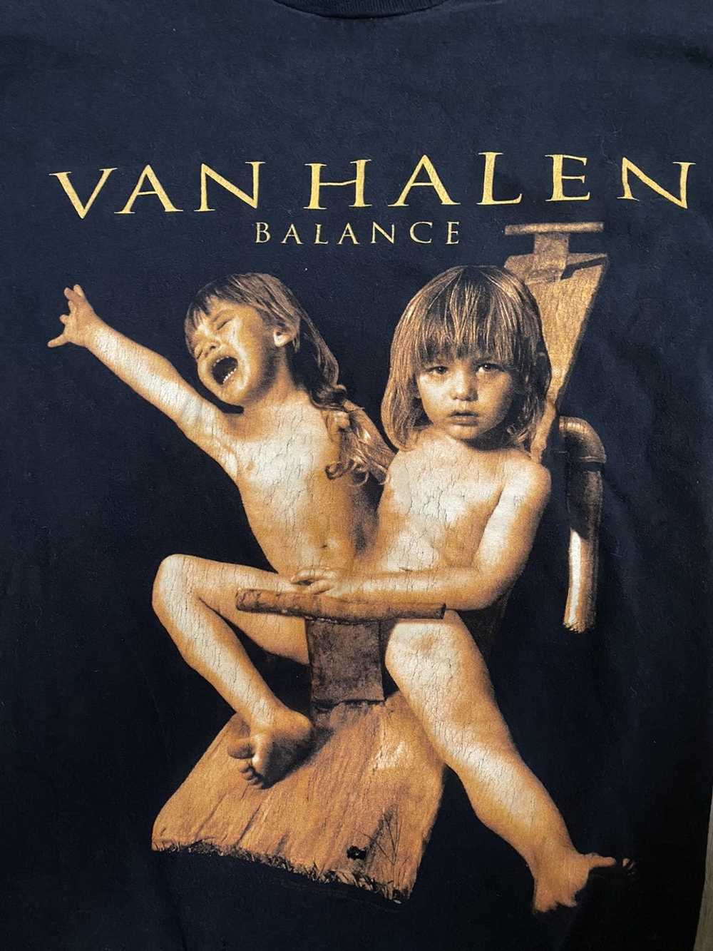 Vintage Vintage single stitch 1995 Van Halen Bala… - image 1