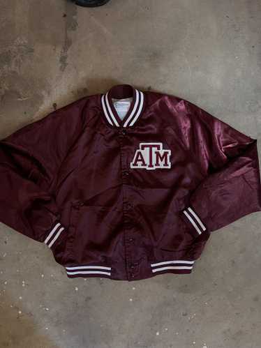 Vintage 80s Texas A & M Satin Jacket