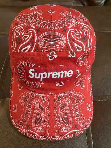 Supreme Supreme bandana cap red