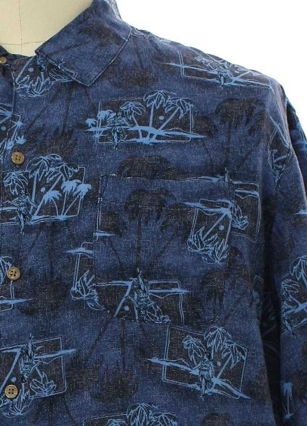 1990's Mens Rayon Hawaiian Shirt - image 2