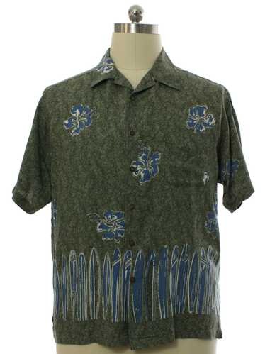 1990's Route 66 Mens Rayon Hawaiian Shirt