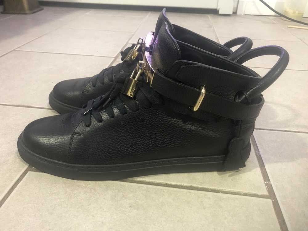 Buscemi Twist-top detail high top sneakers - image 2