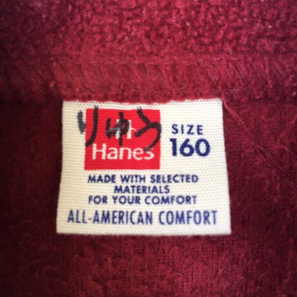 Hanes × Japanese Brand × Vintage Hanes Fleece Swe… - image 5