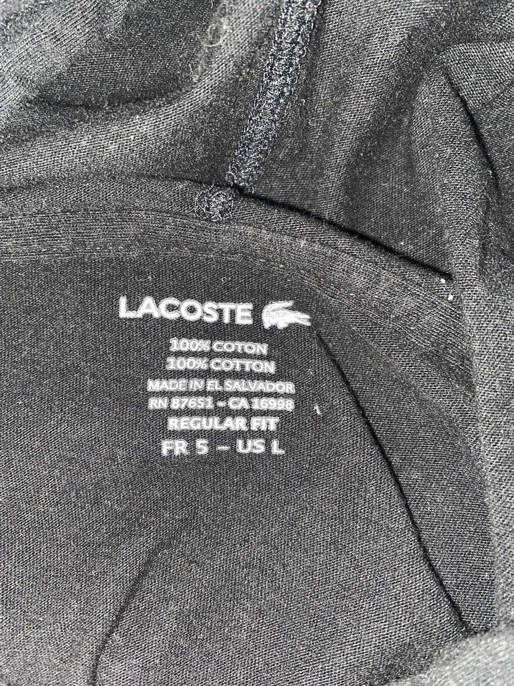 Lacoste Lacoste Large Men’s Black Hooded Thin fab… - image 3
