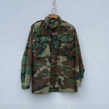 Cold-Weather M-65 Vintage Field Jacket  - Woodlan… - image 1