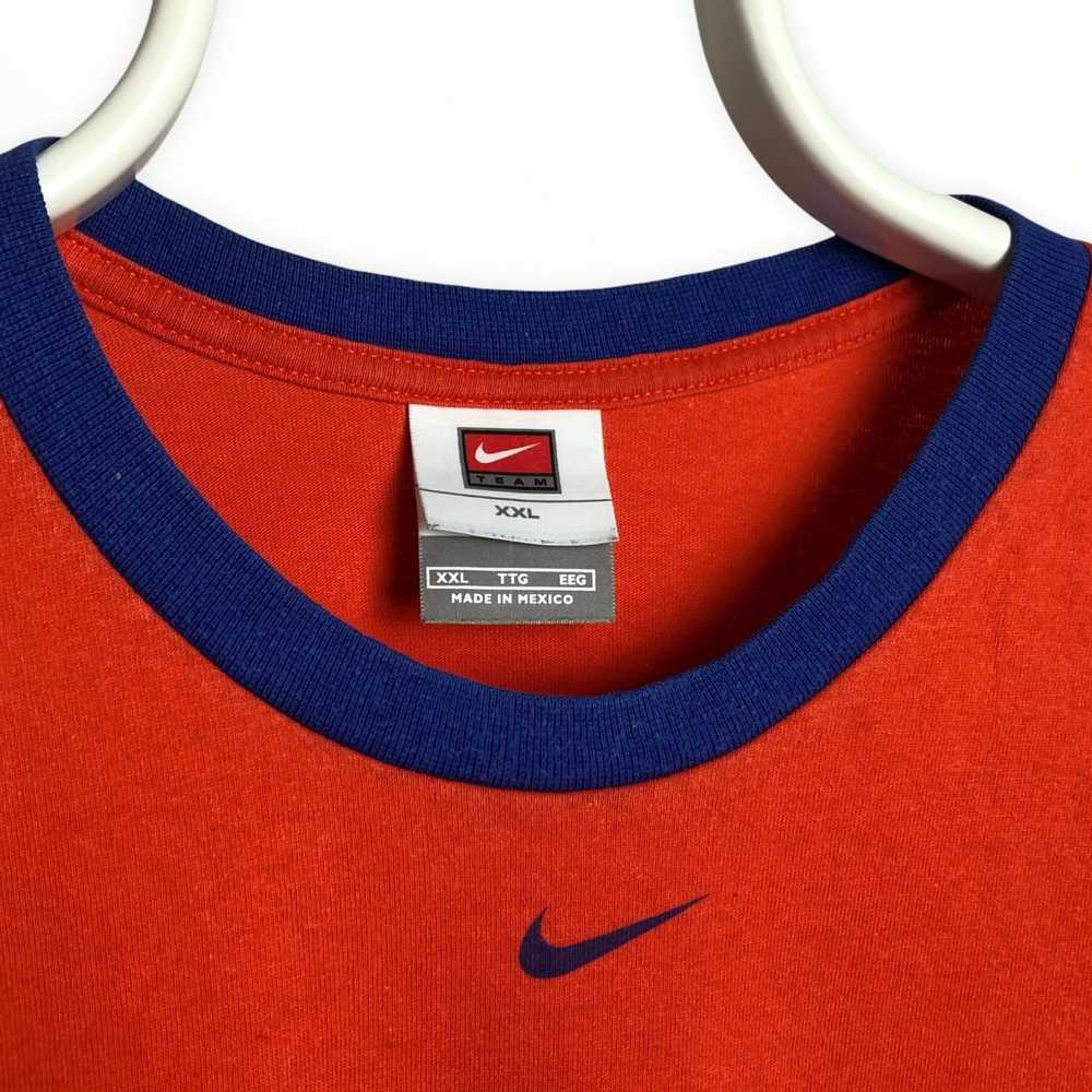 Mets × Nike × Vintage Nike Mets orange t-shirt te… - image 5