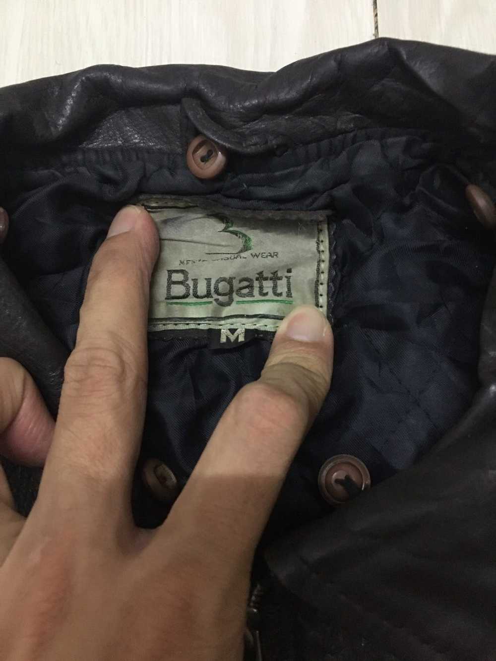 Bugatti × Leather × Leather Jacket Vintage Bugatt… - image 7
