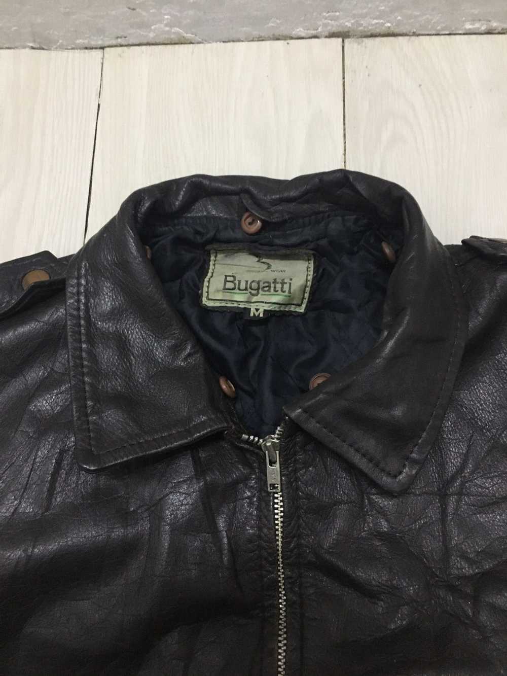 Bugatti × Leather × Leather Jacket Vintage Bugatt… - image 8