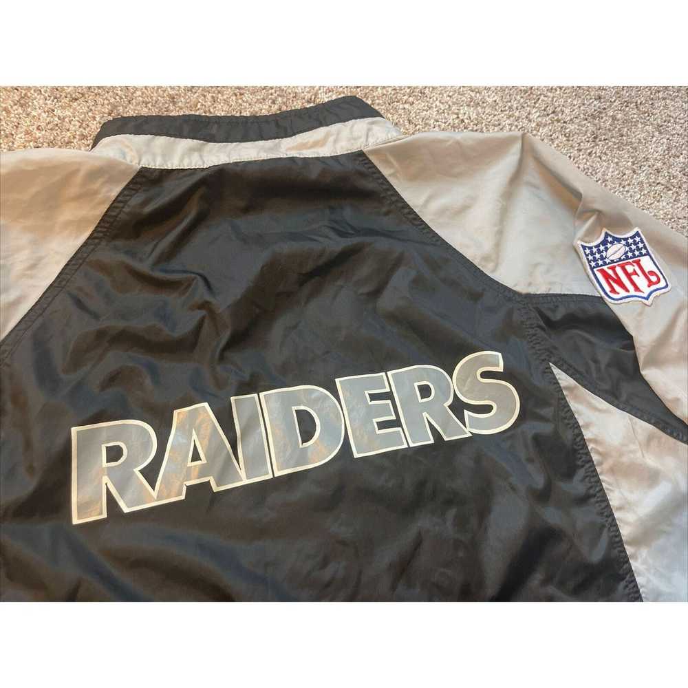 Apex One Vintage 90s Large Oakland Raiders NFL 1/… - image 12