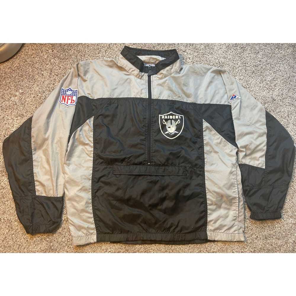 Apex One Vintage 90s Large Oakland Raiders NFL 1/… - image 5