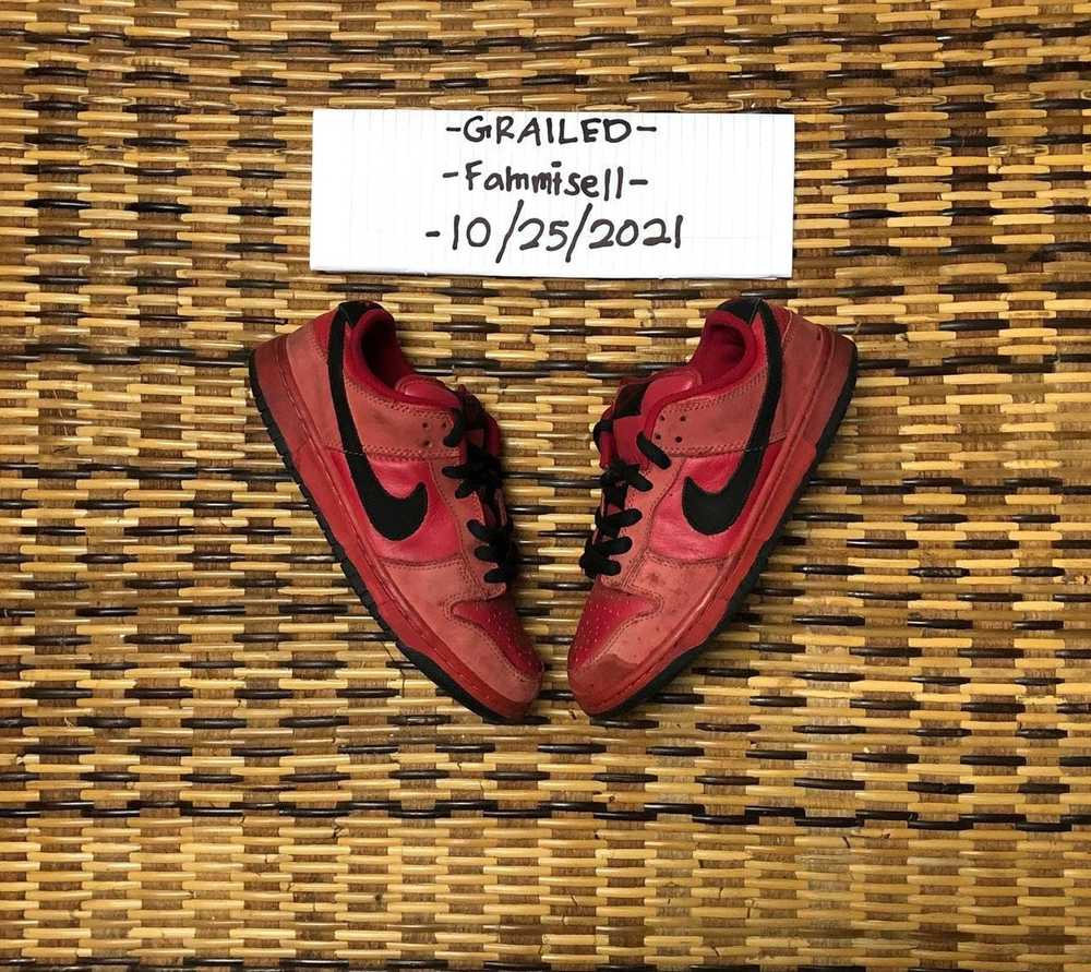 Nike × Vintage 2003 Dunk Low Pro SB True Red - image 1