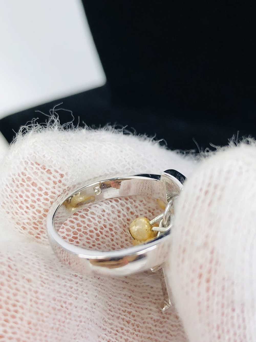 Dior Dior D pearl ring size 5 - image 2