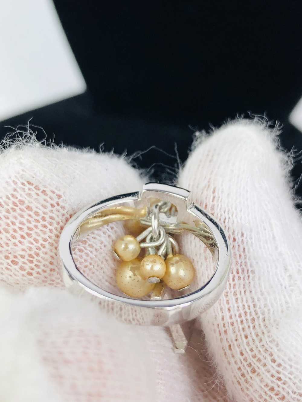 Dior Dior D pearl ring size 5 - image 3