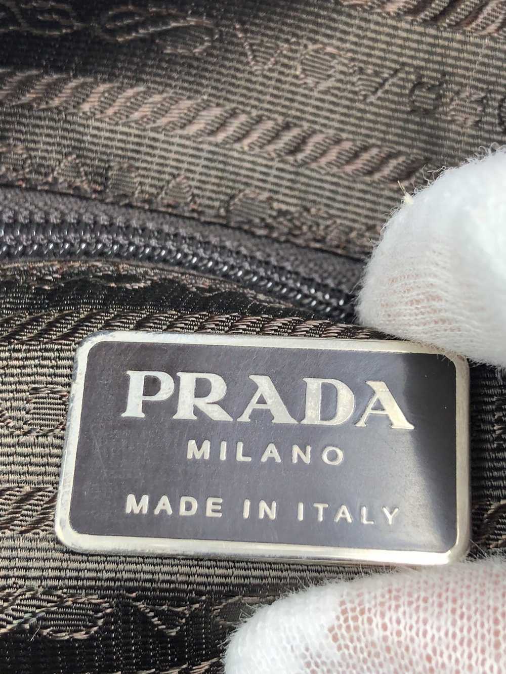 Prada Prada tessuto diligenza nylon hand bag - image 4