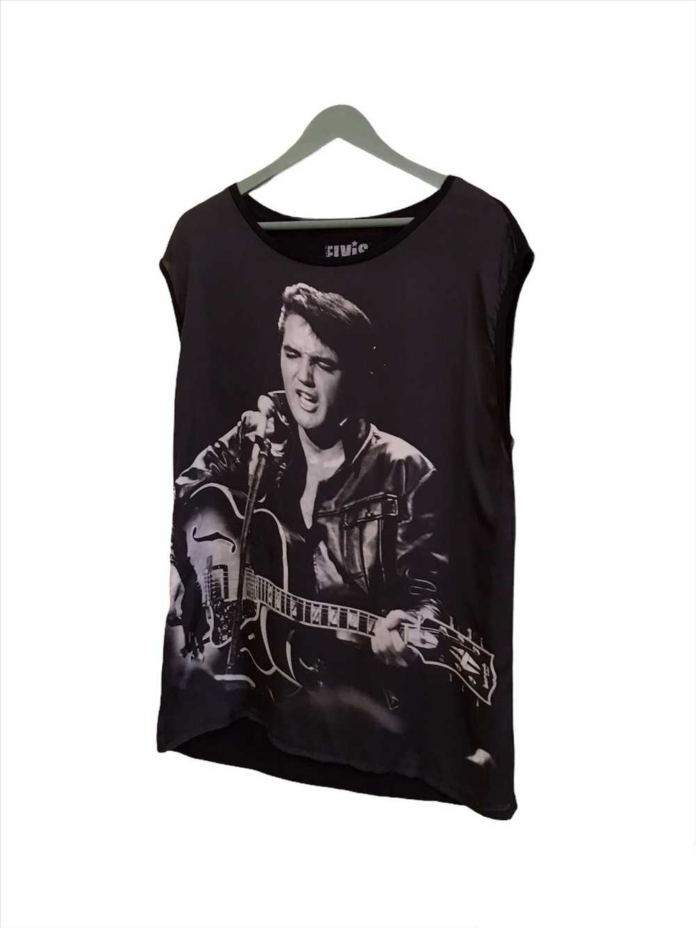 Band Tees × Vintage Vintage RIP Elvis Presley Mem… - image 2