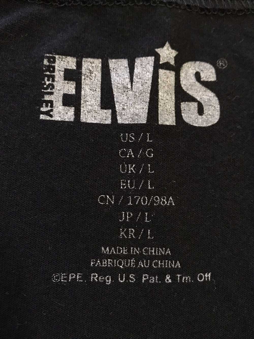 Band Tees × Vintage Vintage RIP Elvis Presley Mem… - image 3