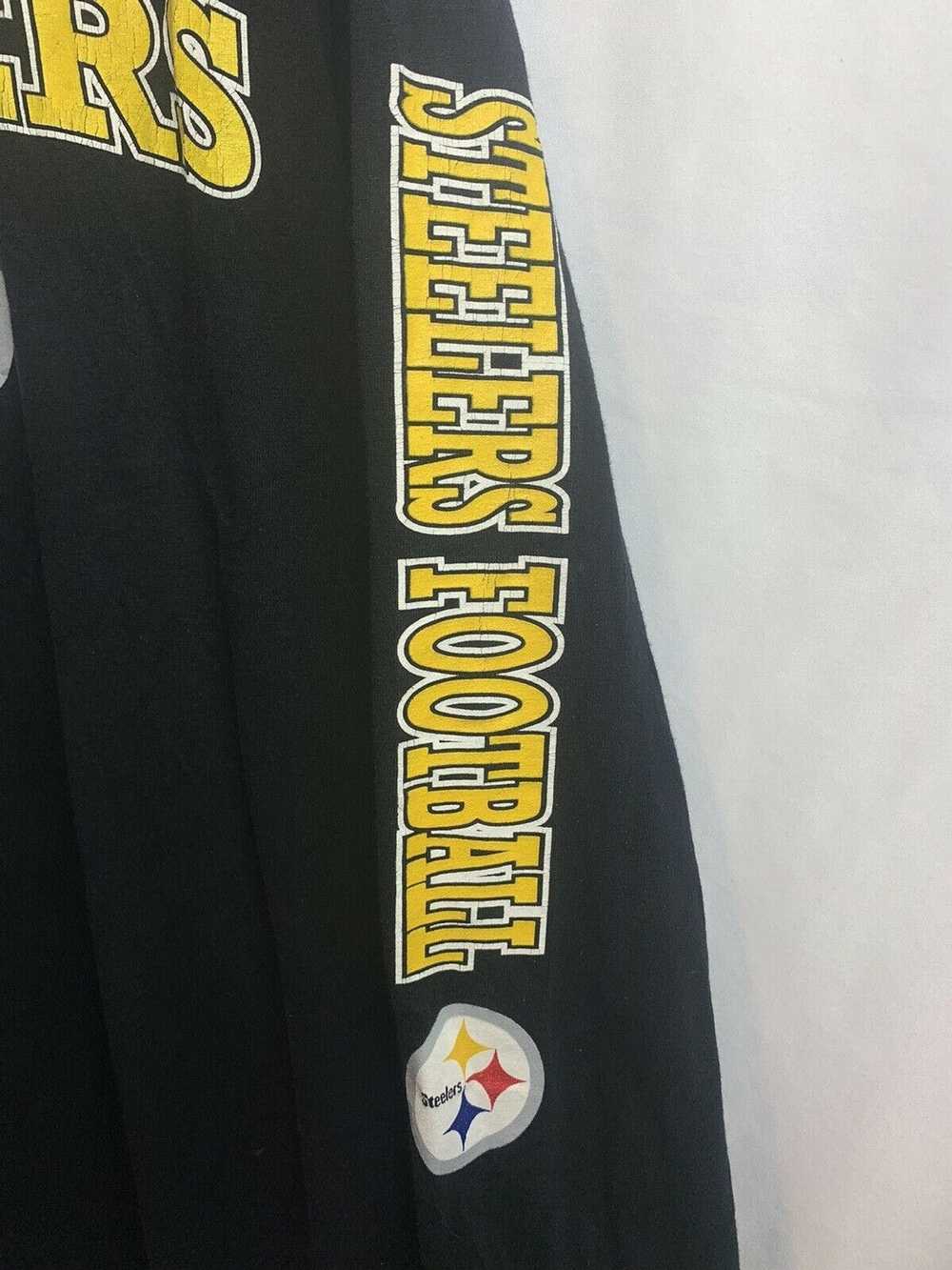 NFL Pittsburg NFL Team Apparel Men’s Black T-Shir… - image 3