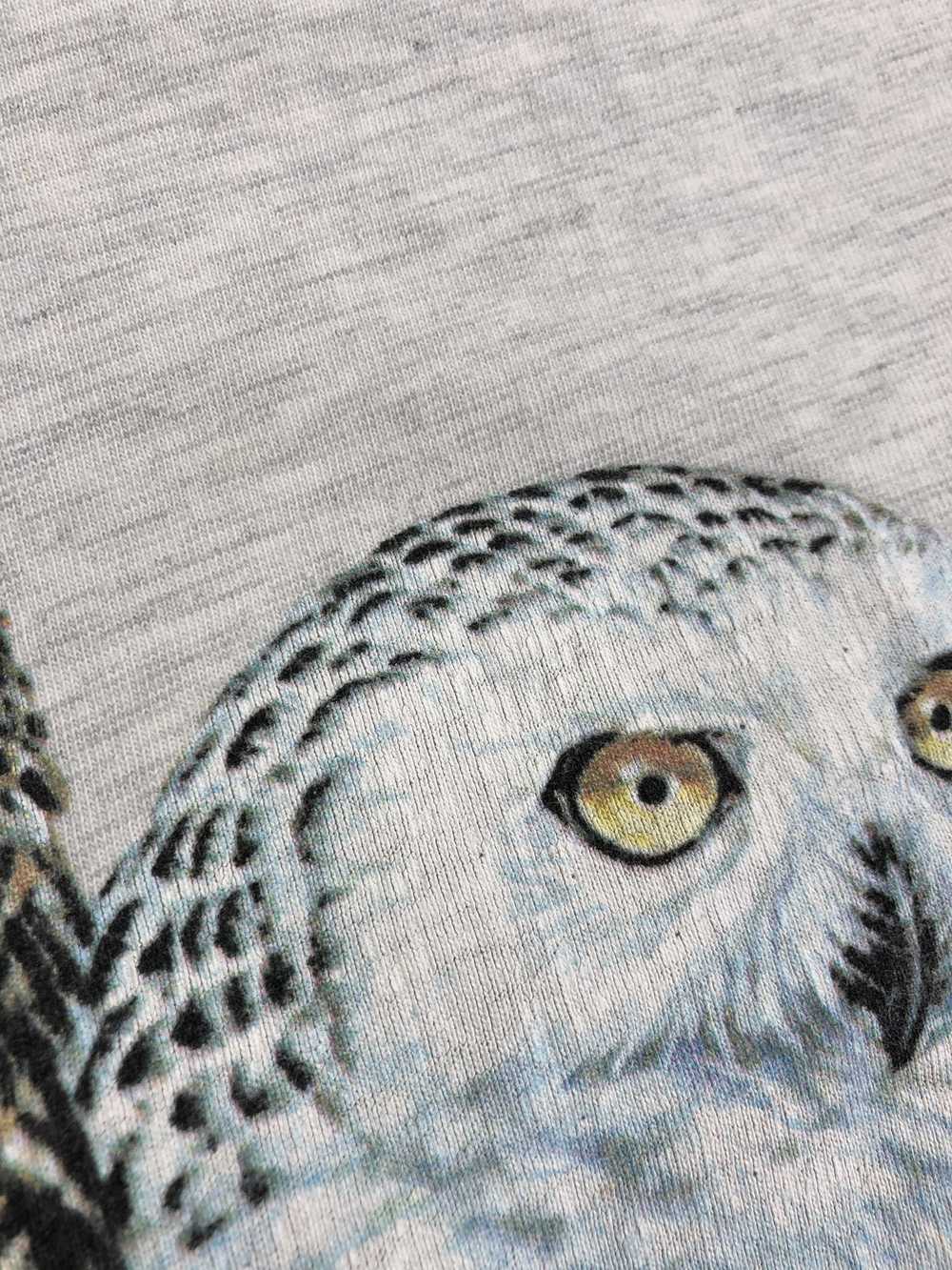 Animal Tee × Vintage Vintage 1992 Harlequin Owl (… - image 4